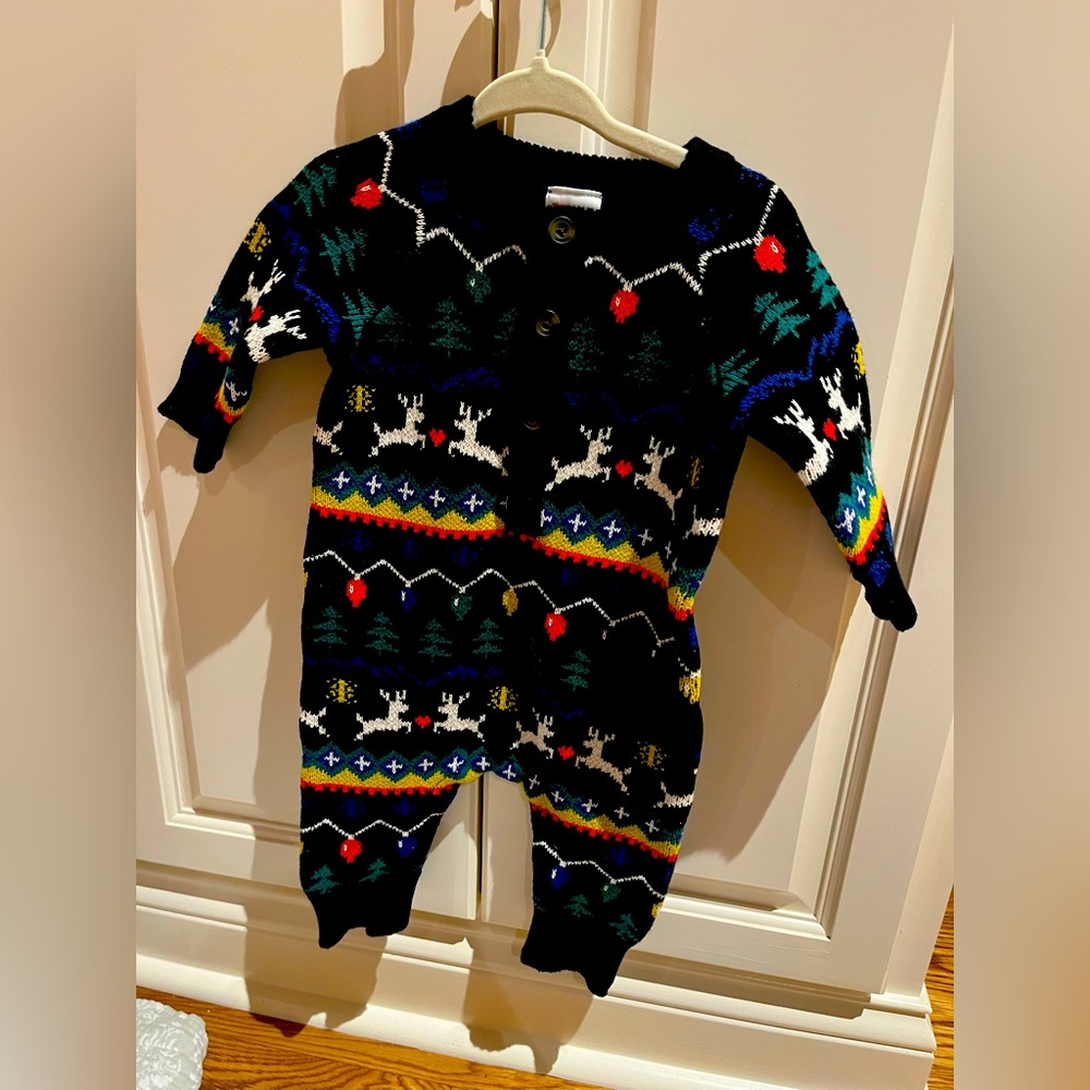 Hanna Andersson knit suit 3-6 month